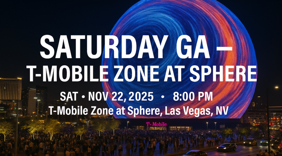 Saturday Night Live: Saturday GA at the T-Mobile Zone at Sphere