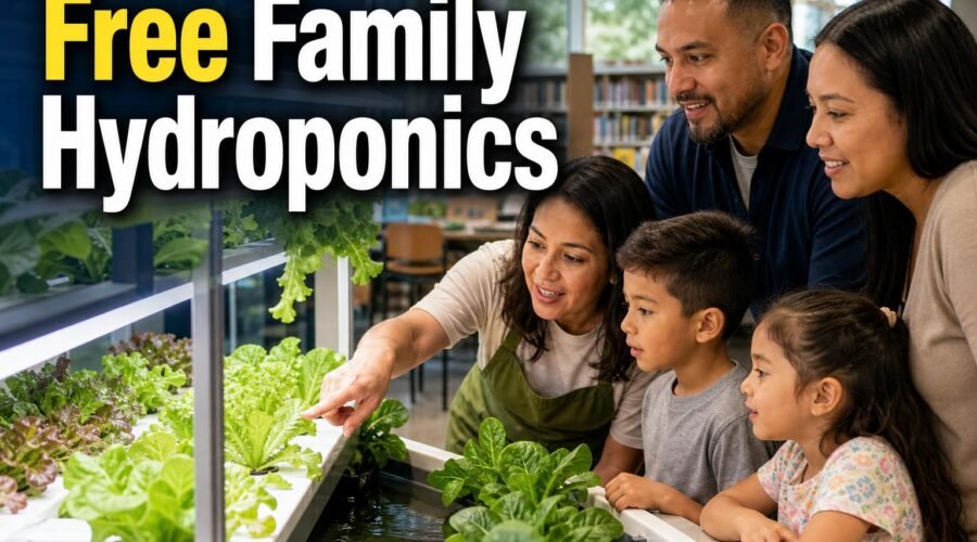 Free Family Hydroponics Activity at Aliante Library Today