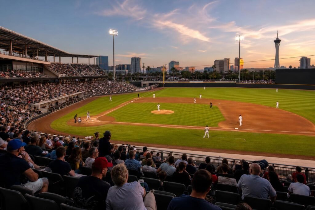 Las Vegas Aviators game at Las Vegas Ballpark.