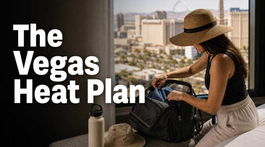 The First-Time Vegas Mistake That Turns a Fun Day Into a Heat Marathon