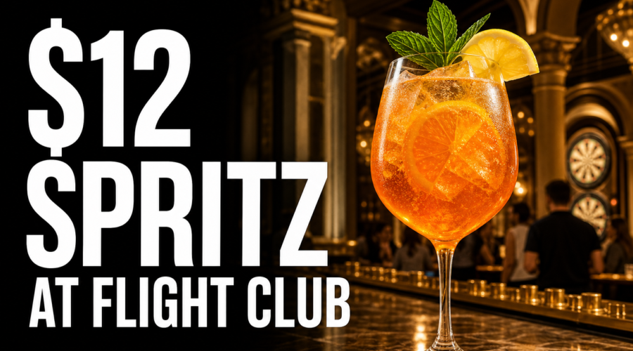 Flight Club Las Vegas Offers $12 Amici Spritz Through Aug. 2