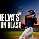 Las Vegas Aviators batter hitting a three-run home run at Las Vegas Ballpark