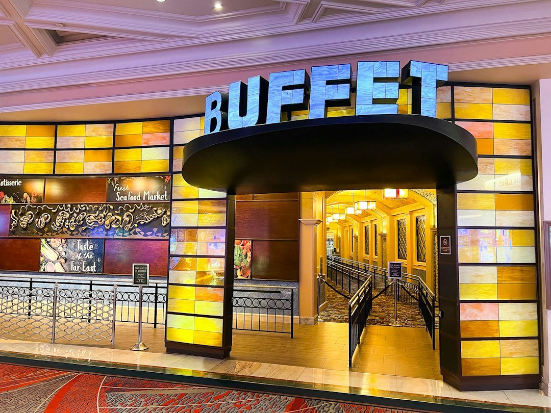 Food at the Bellagio Las Vegas buffet