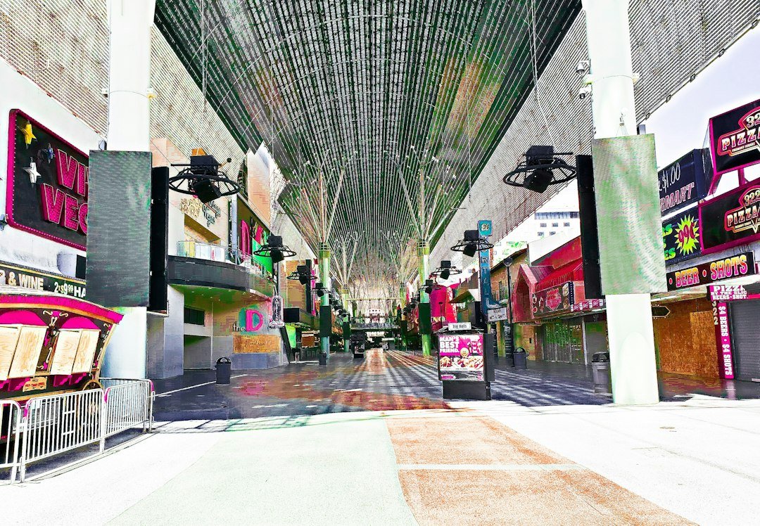 Fremont Street Experience light canopy in downtown Las Vegas
