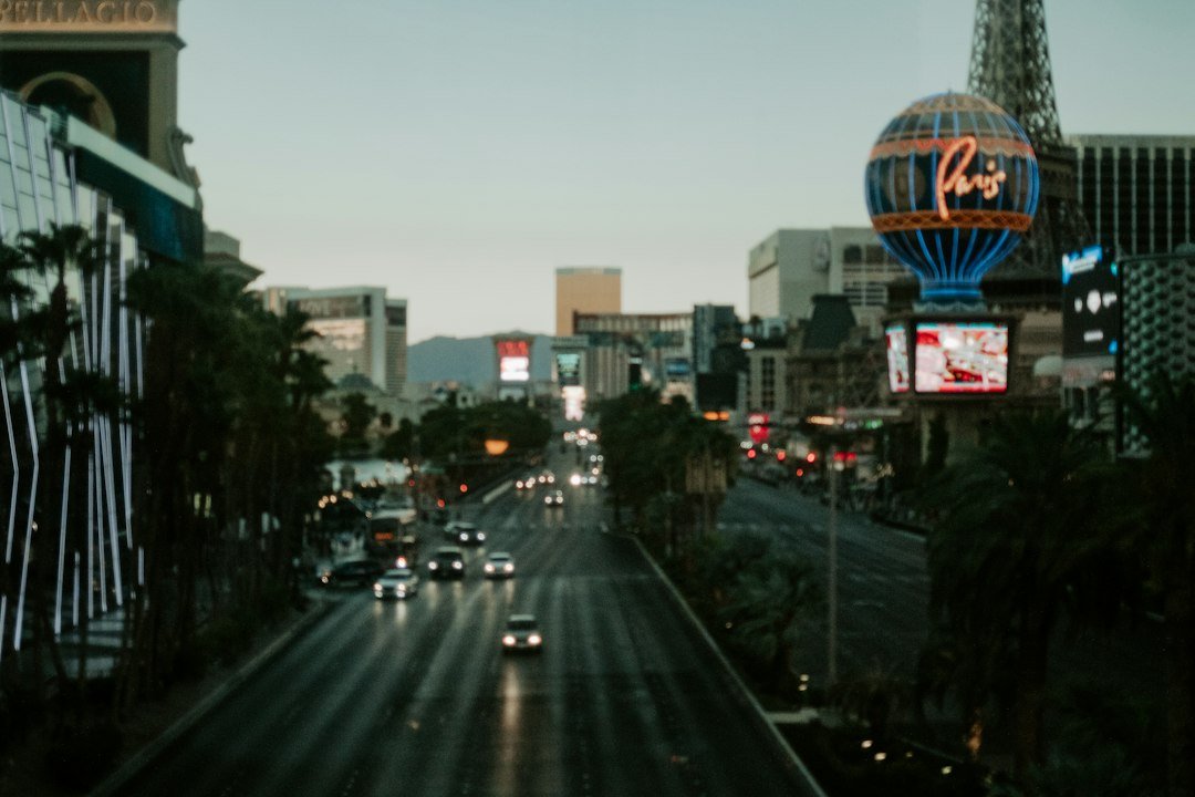 Street scene in the Las Vegas Arts District