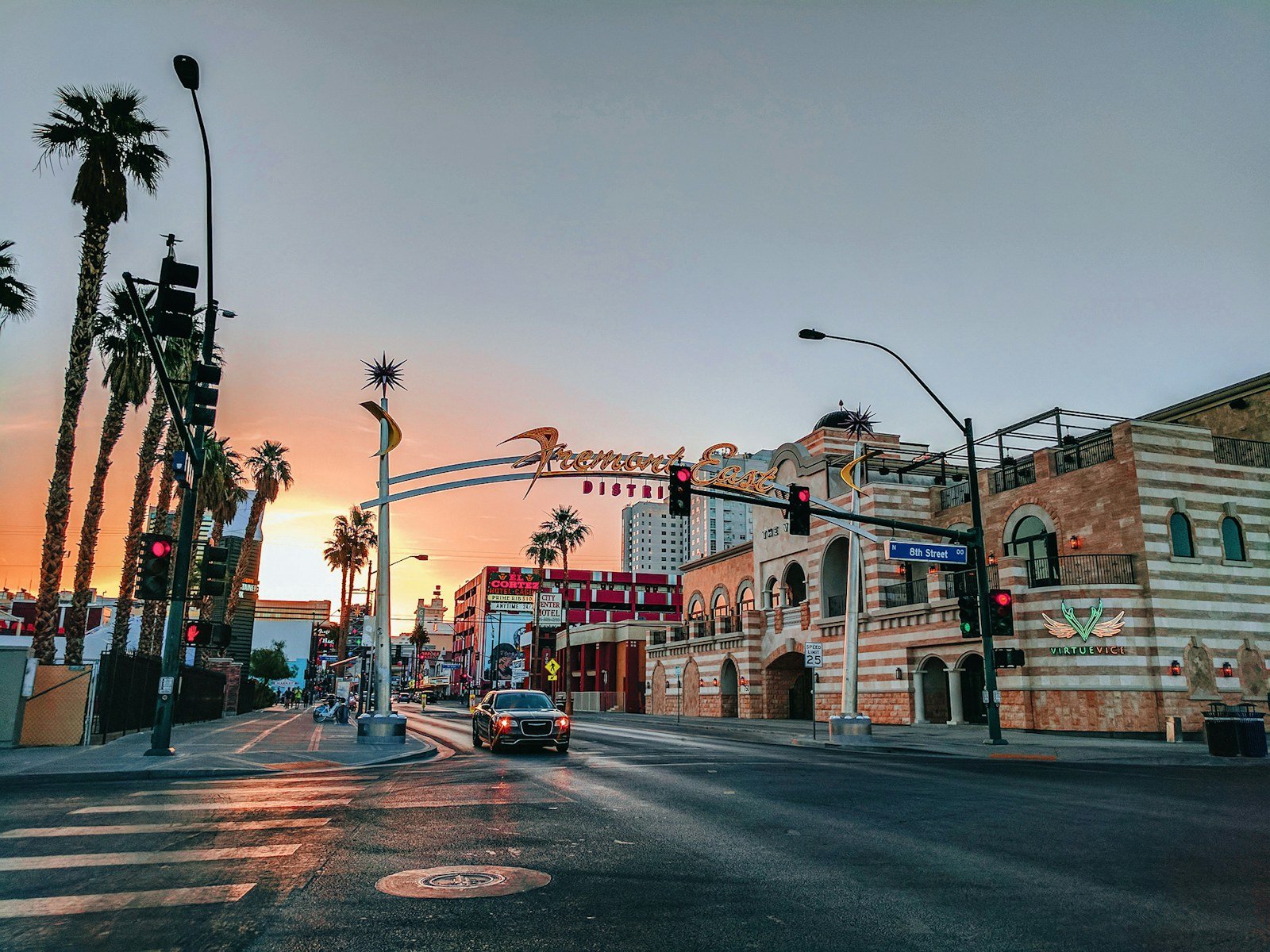 Classic Fremont Street and vintage Las Vegas neon