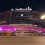 T-Mobile Arena in Las Vegas at night