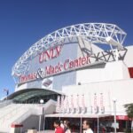 Exterior of the Thomas & Mack Center at UNLV in Las Vegas, photographed in 2011