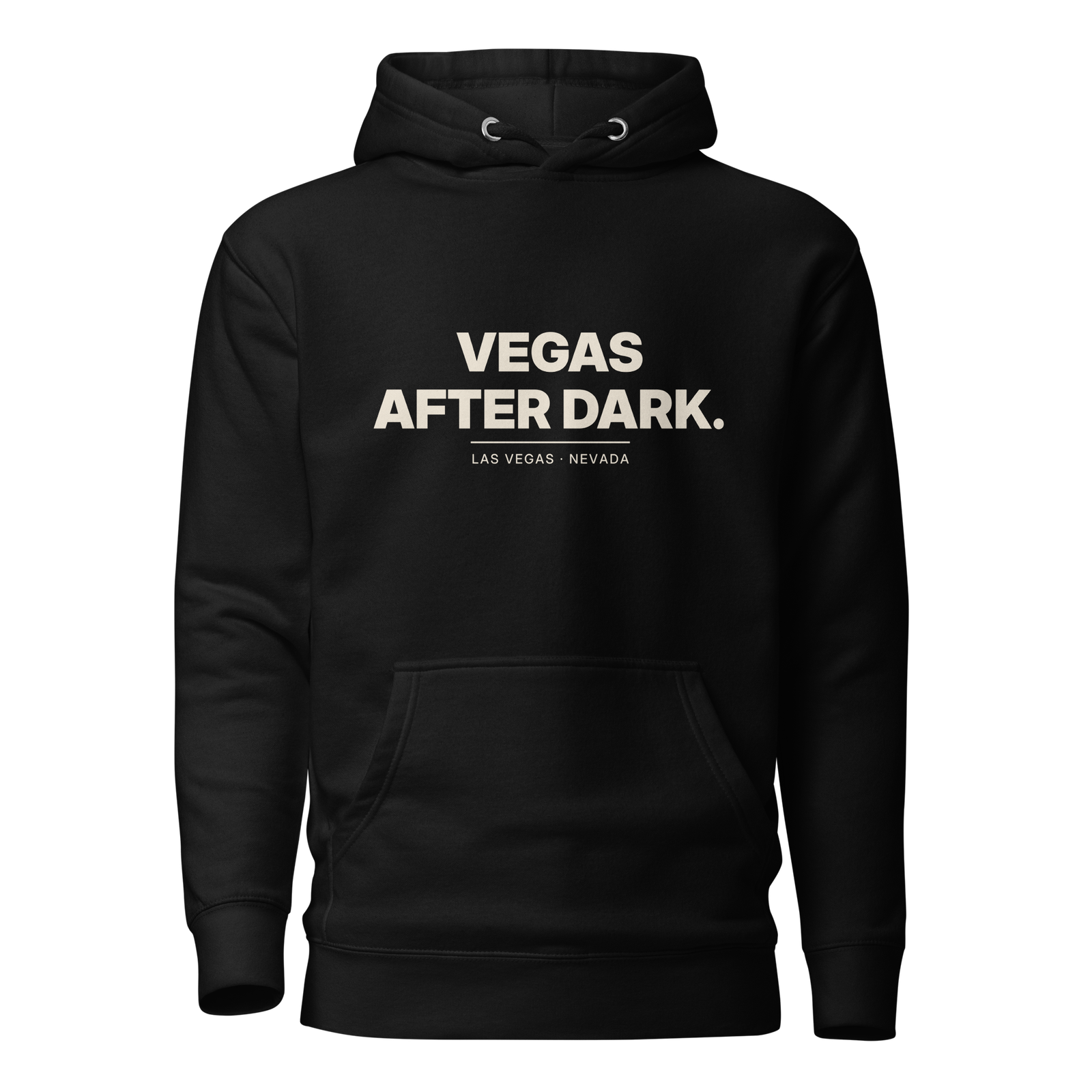 VEGAS AFTER DARK Premium Hoodie — WassupVegas Winter Drop 01