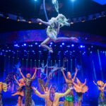 Performers in a WOW The Vegas Spectacular stage production at Rio Las Vegas