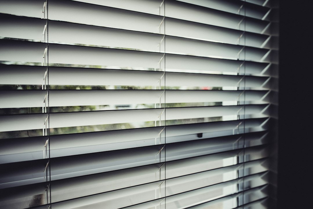 Closed indoor window blinds that help reduce incoming solar heat
